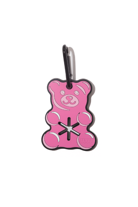 Woof & Wonder - Pink Gummy Bear Poopy Loop Used Dog Waste Bag Holder