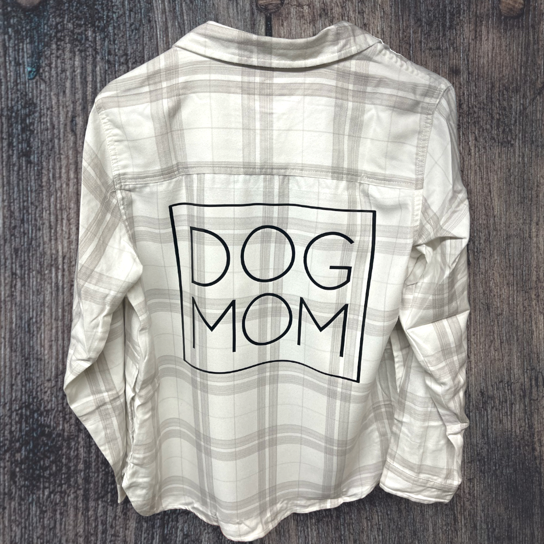 Detroit Dog Mom Co. Flannel Shacket