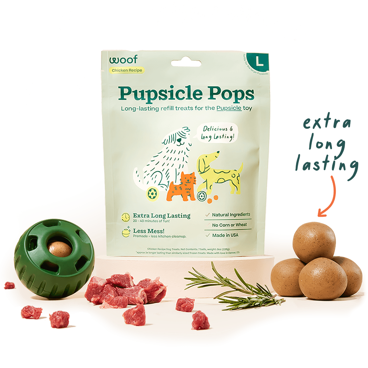 Woof - Pupsicle Pops: Chicken / Small