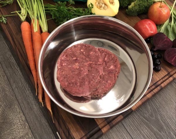 OC Raw Beef & Produce Patties 6 lbs.