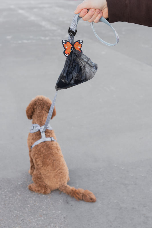 Woof & Wonder - Butterfly Used Dog Waste Bag Holder