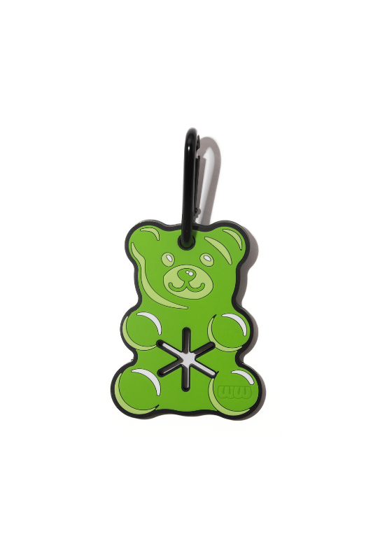 Woof & Wonder - Green Gummy Bear Poopy Loop Used Dog Waste Bag Holder