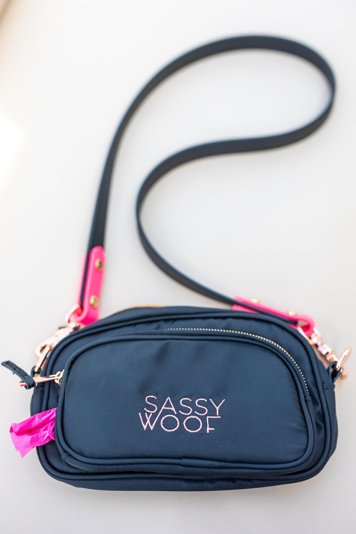 "Sassy Woof" Walk & Woof Crossbody Bags