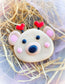 Butters Barkery & Pawtisserie - Bear Bug Valentine Dog Cookie