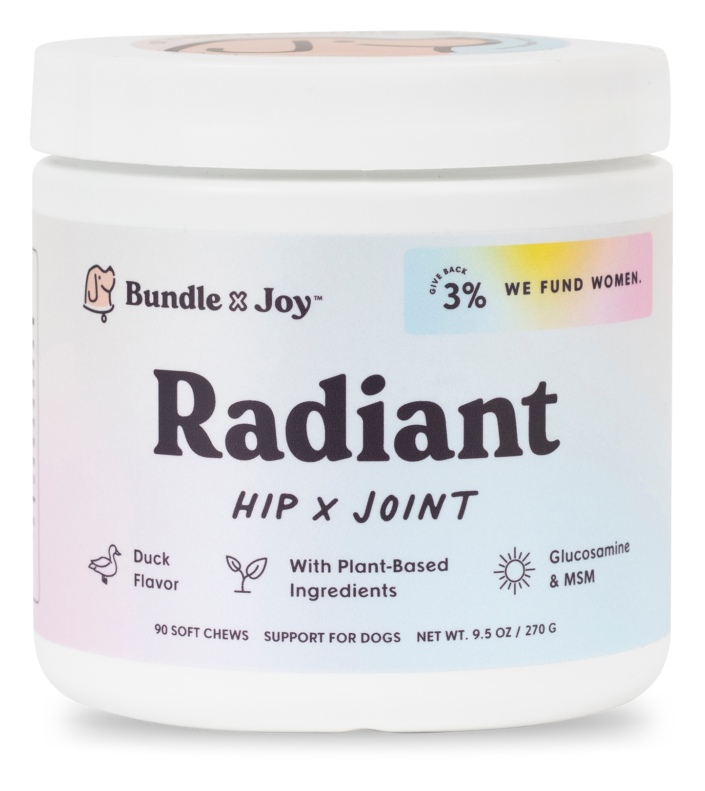 Bundle x Joy - Radiant Hip x Joint Supplement for Dogs