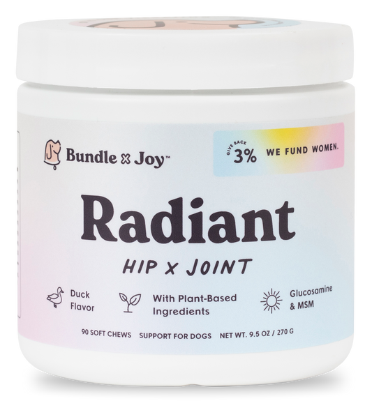 Bundle x Joy - Radiant Hip x Joint Supplement for Dogs