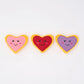 "Zippy Paws" Valentine's Miniz 3-Pack Heart Cookies